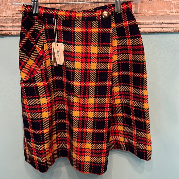 Sarah Vintage Plaid Skort